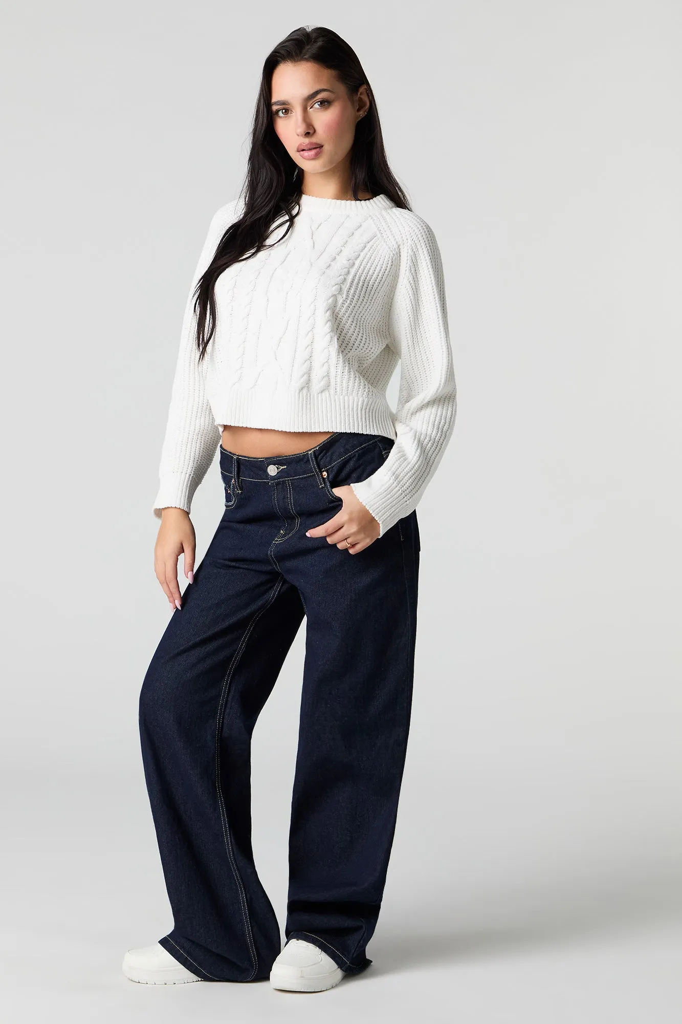 Cable Knit Sweater sold by Urban Planet product image thumbnail 4