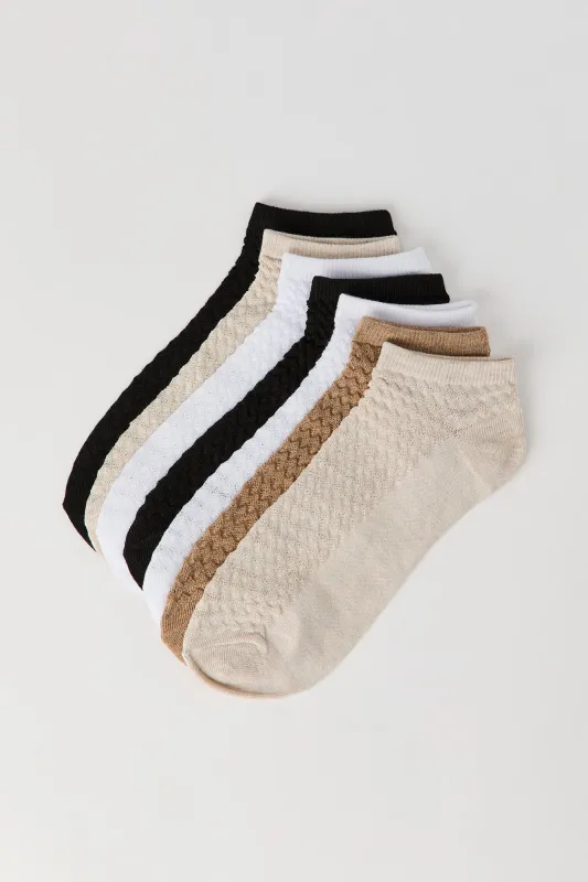 Textured Ankle Socks (7 Pack) sold by Urban Planet