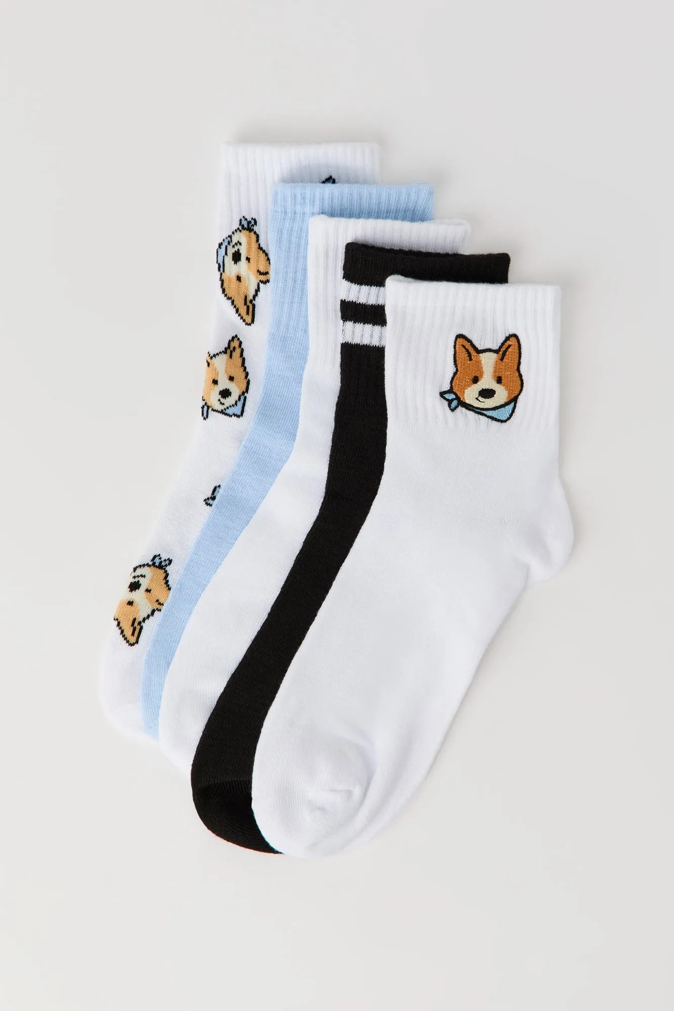 Embroidered Socks (5 Pack) sold by Urban Planet product image thumbnail 4
