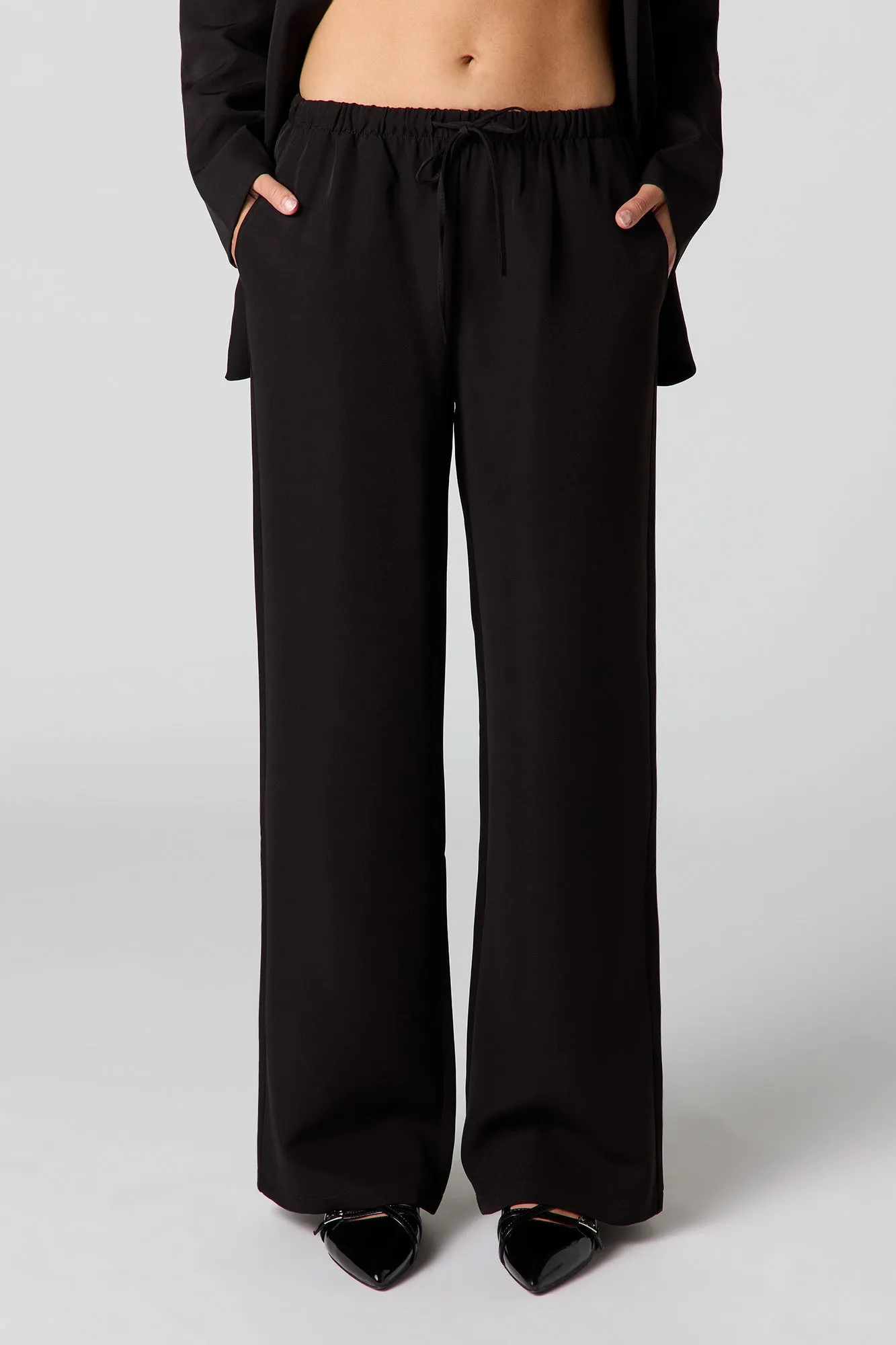 Drawstring Wide Leg Dress Pant sold by Urban Planet product image thumbnail 5