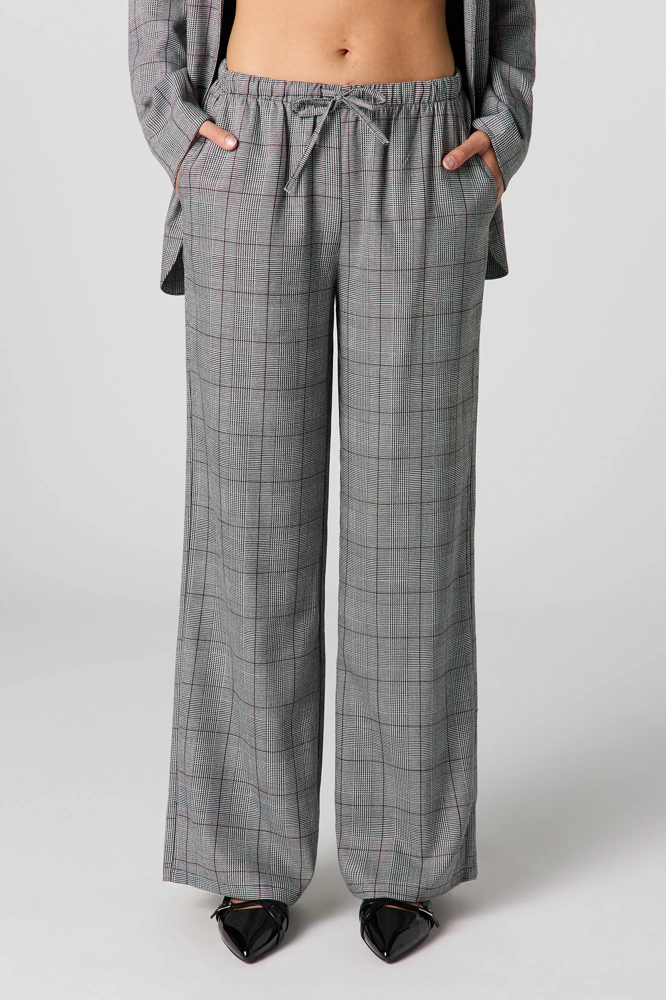 Drawstring Wide Leg Dress Pant sold by Urban Planet product image thumbnail 2