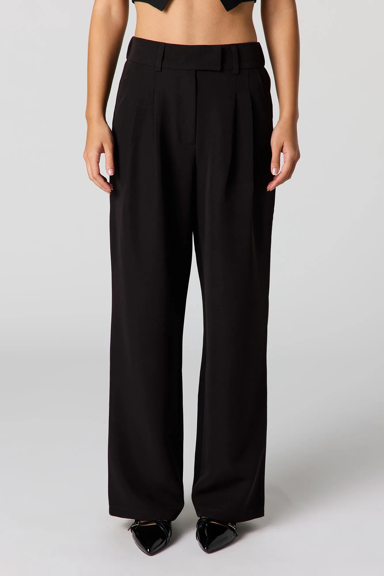 Pleated Wide Leg Dress Pant sold by Urban Planet product image thumbnail 5