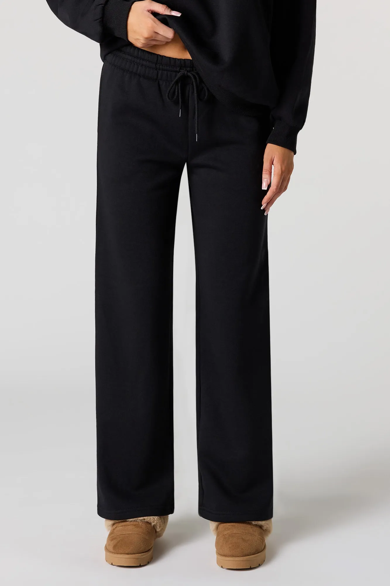 Fleece Straight Leg Jogger sold by Urban Planet product image thumbnail 5