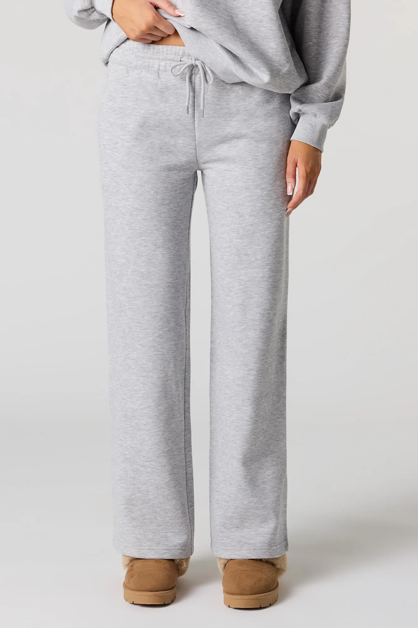 Fleece Straight Leg Jogger sold by Urban Planet product image thumbnail 2