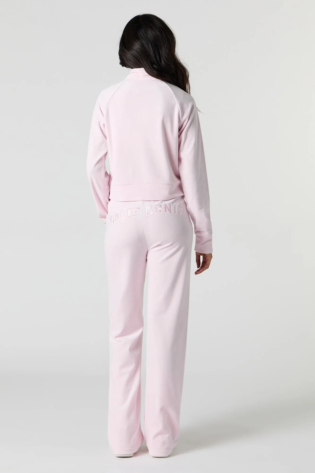 Embroidered Velour Sweatpant sold by Urban Planet product image thumbnail 5