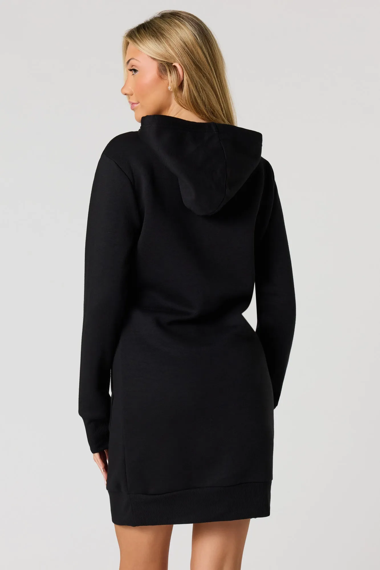 Fleece Hoodie Mini Dress sold by Urban Planet product image thumbnail 5