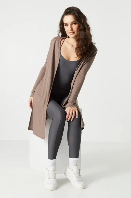 Long Sleeve Open Midi Cardigan sold by Urban Planet