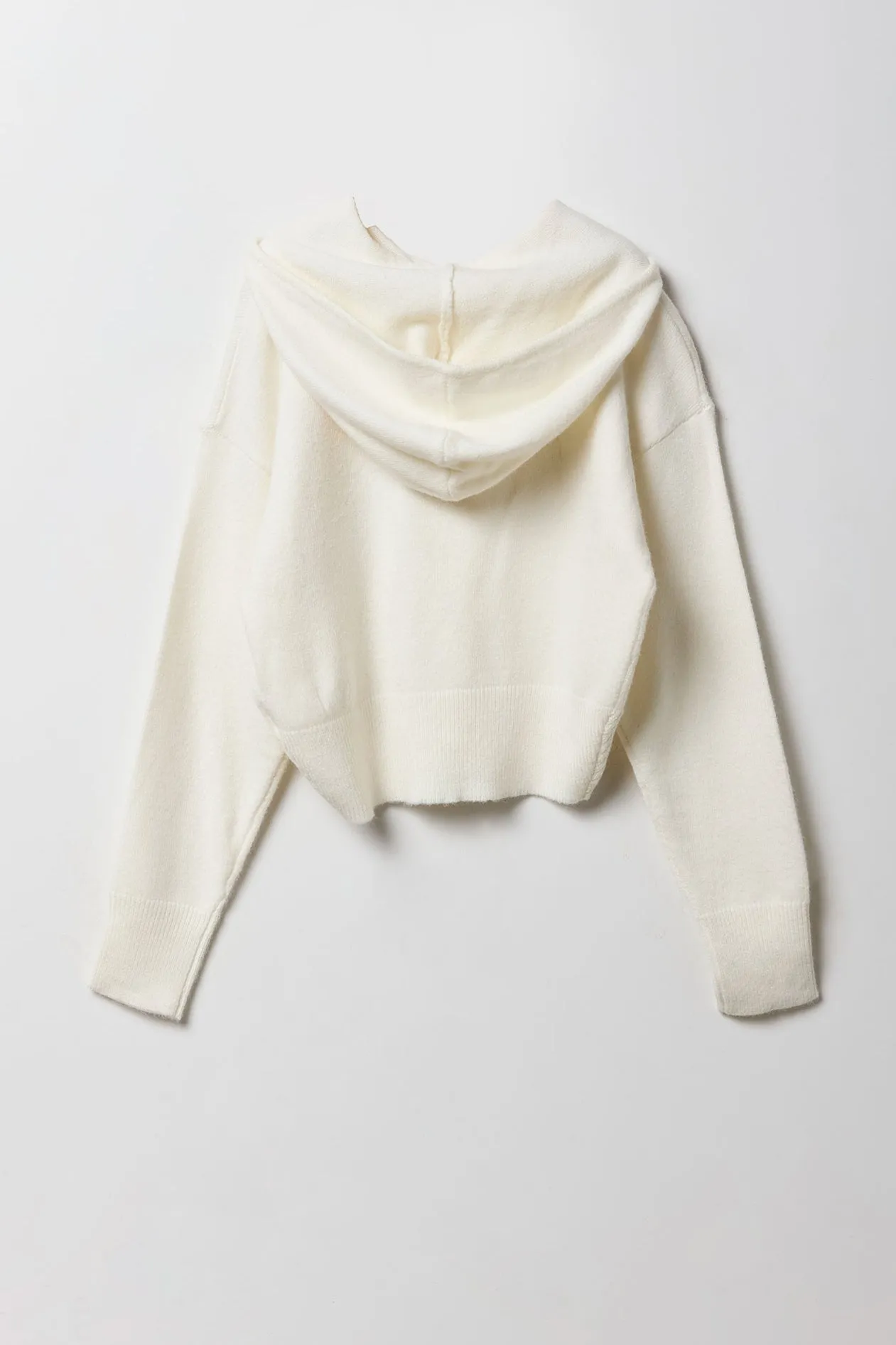 Girls Embroidered Zip-Up Sweater Hoodie sold by Urban Planet product image thumbnail 4