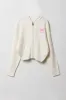 Girls Embroidered Zip-Up Sweater Hoodie sold by Urban Planet