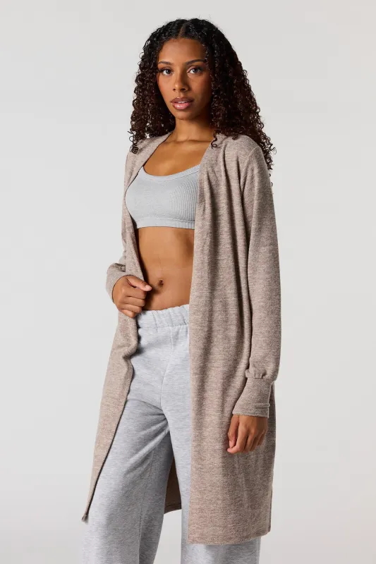 Longline Knit Cardigan sold by Urban Planet
