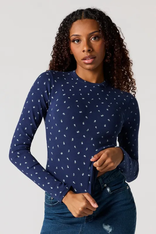 Long Sleeve Crewneck Top sold by Urban Planet