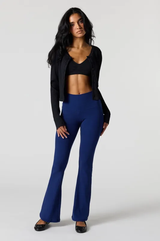 Active Ribbed Flare Pant sold by Urban Planet