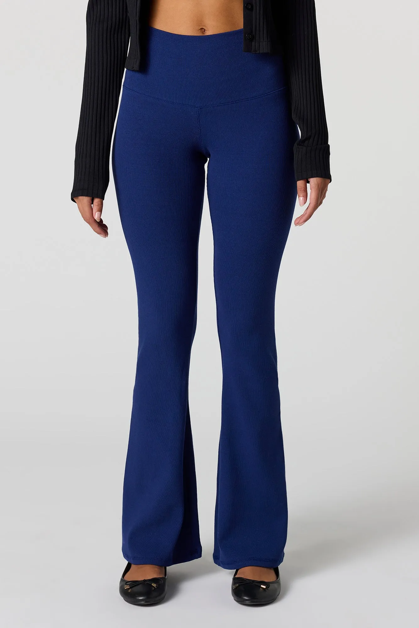 Active Ribbed Flare Pant sold by Urban Planet product image thumbnail 2