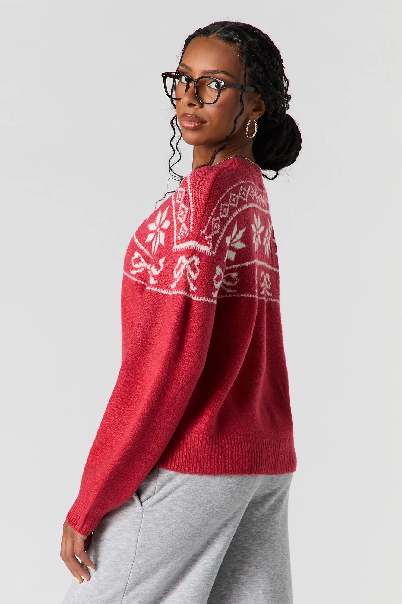 Mossy Jacquard Knit Sweater sold by Urban Planet product image thumbnail 5
