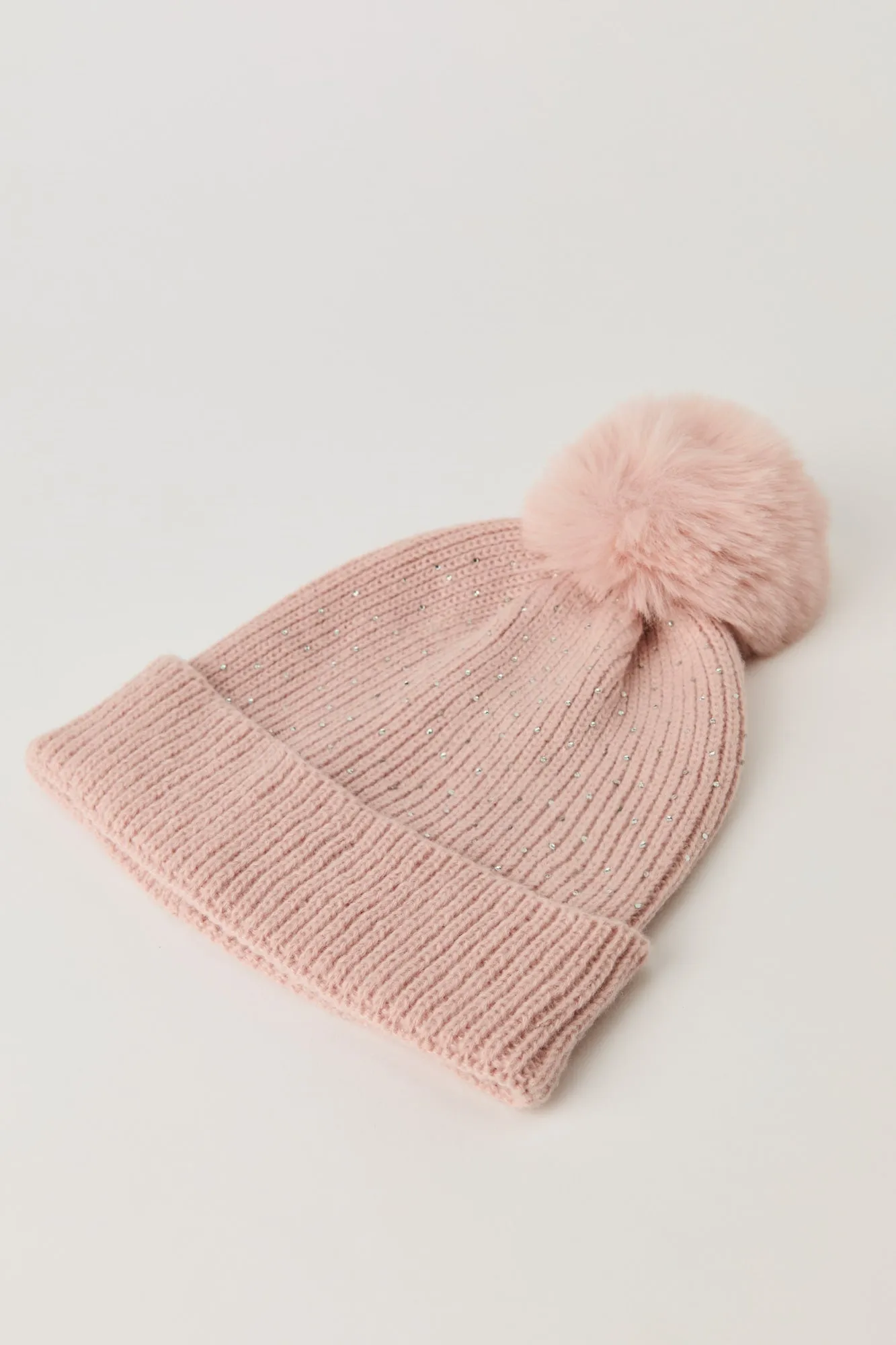 Rhinestone Beanie & Gloves Set (3 Pcs) sold by Urban Planet product image thumbnail 2