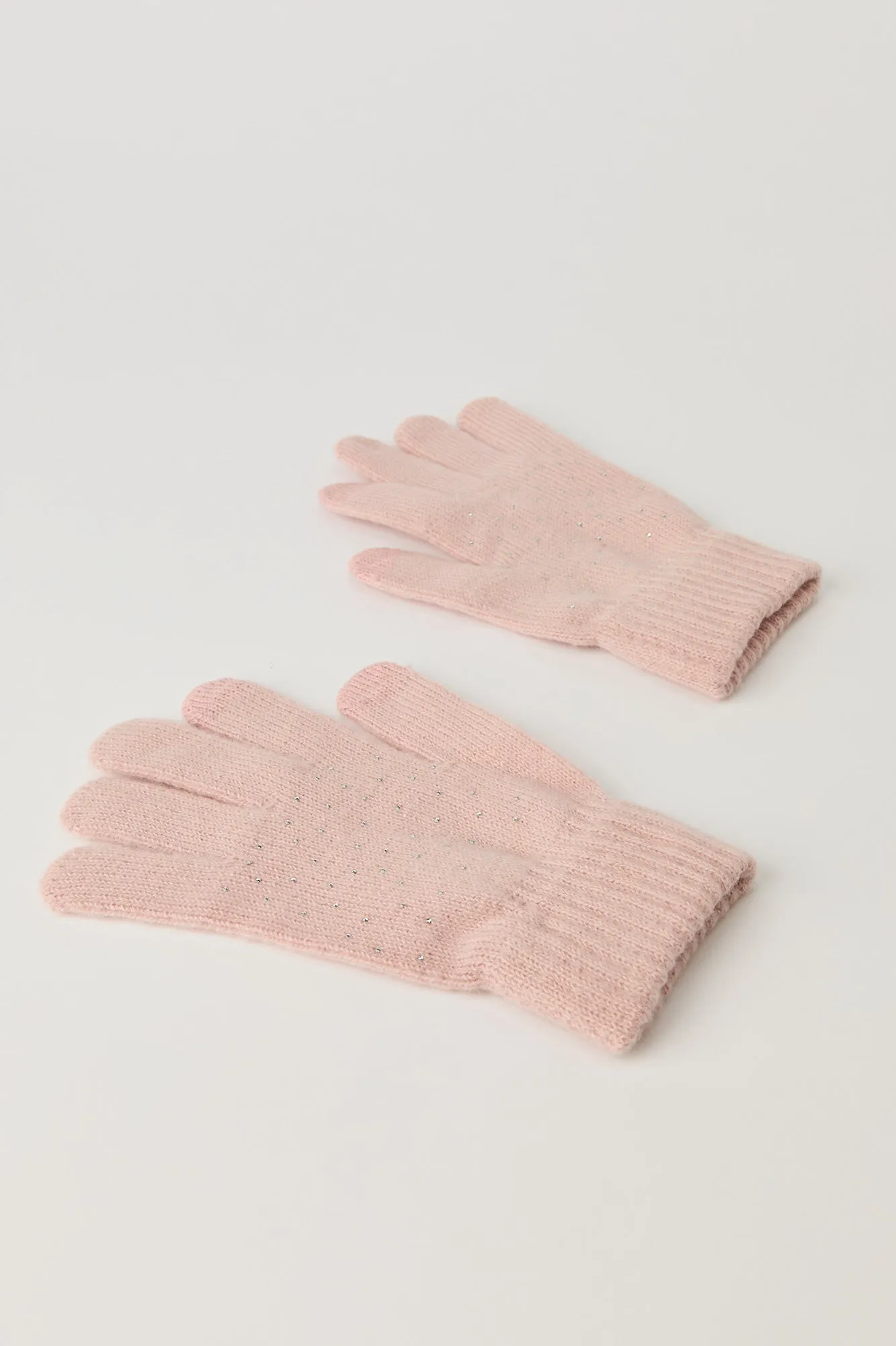 Rhinestone Beanie & Gloves Set (3 Pcs) sold by Urban Planet product image thumbnail 3