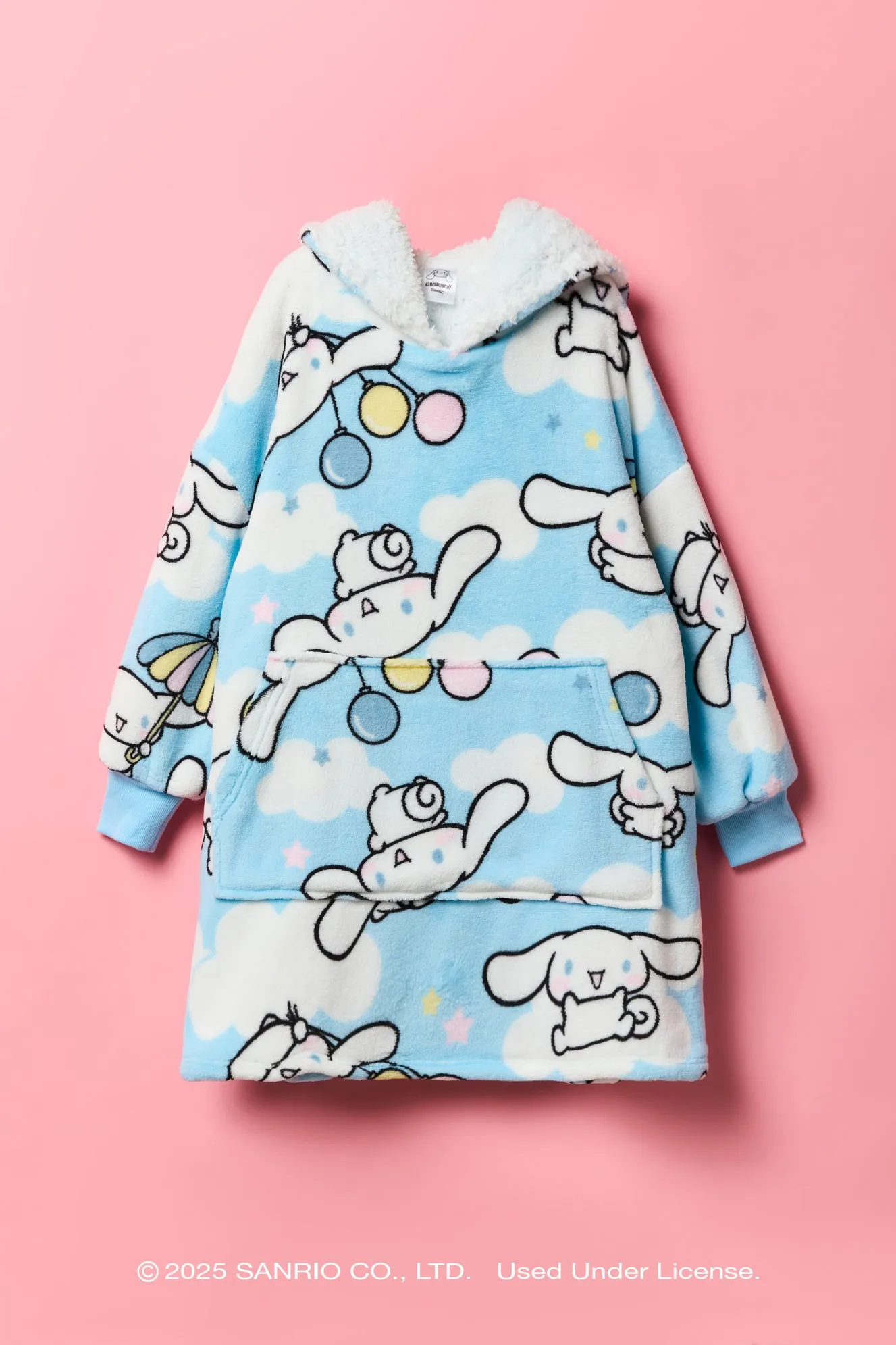 Cinnamoroll™ Girls Oversized Plush Blanket Hoodie sold by Urban Planet