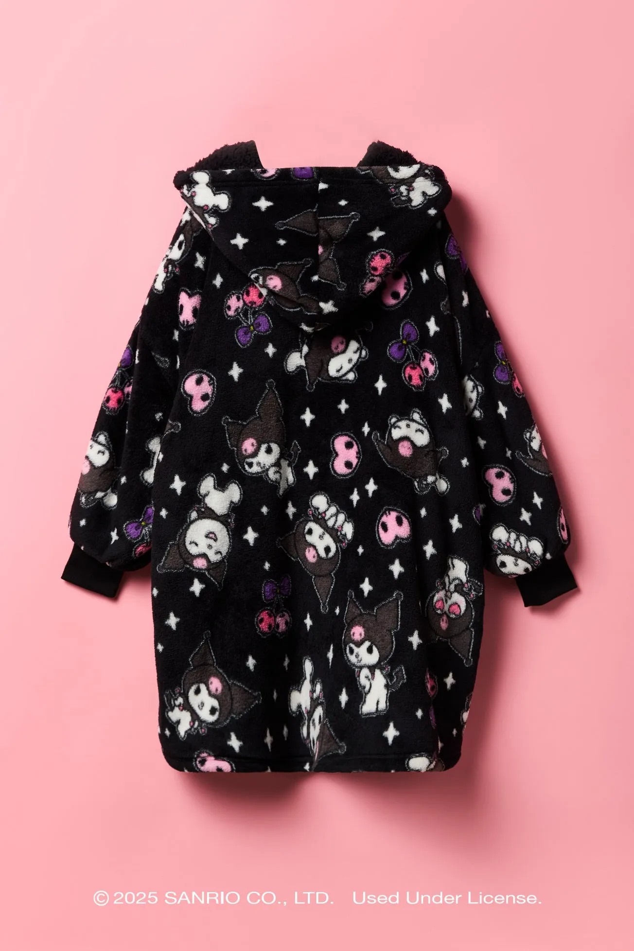 Kuromi™ Girls Oversized Plush Blanket Hoodie sold by Urban Planet product image thumbnail 2