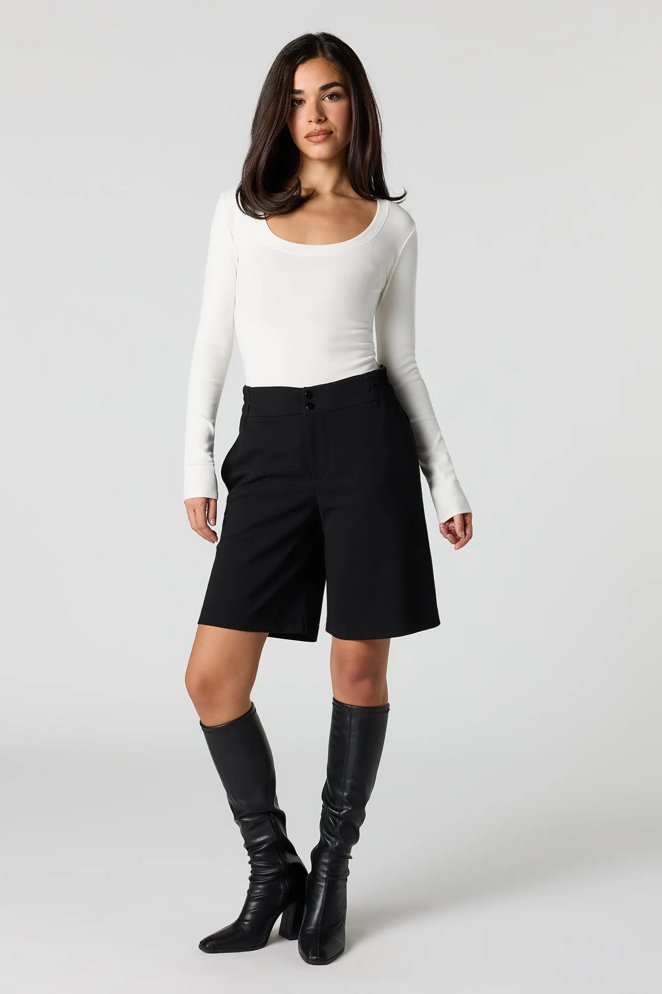 Scoop Neck Long Sleeve Bodysuit sold by Urban Planet product image thumbnail 3