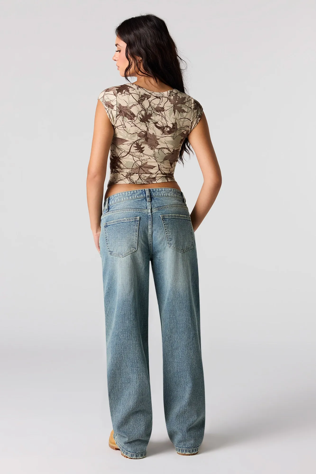 Low Rise Baggy Vintage Medium Jean sold by Urban Planet product image thumbnail 3