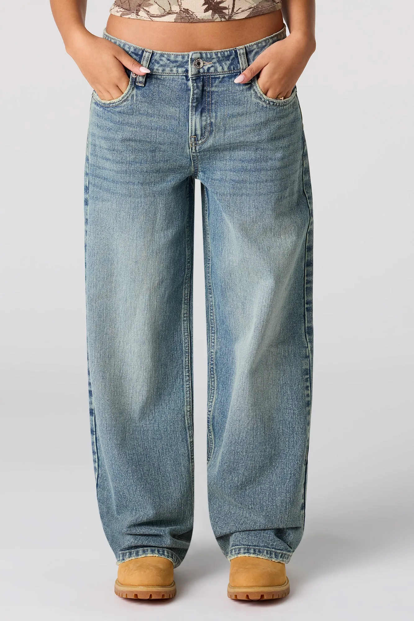 Low Rise Baggy Vintage Medium Jean sold by Urban Planet product image thumbnail 2