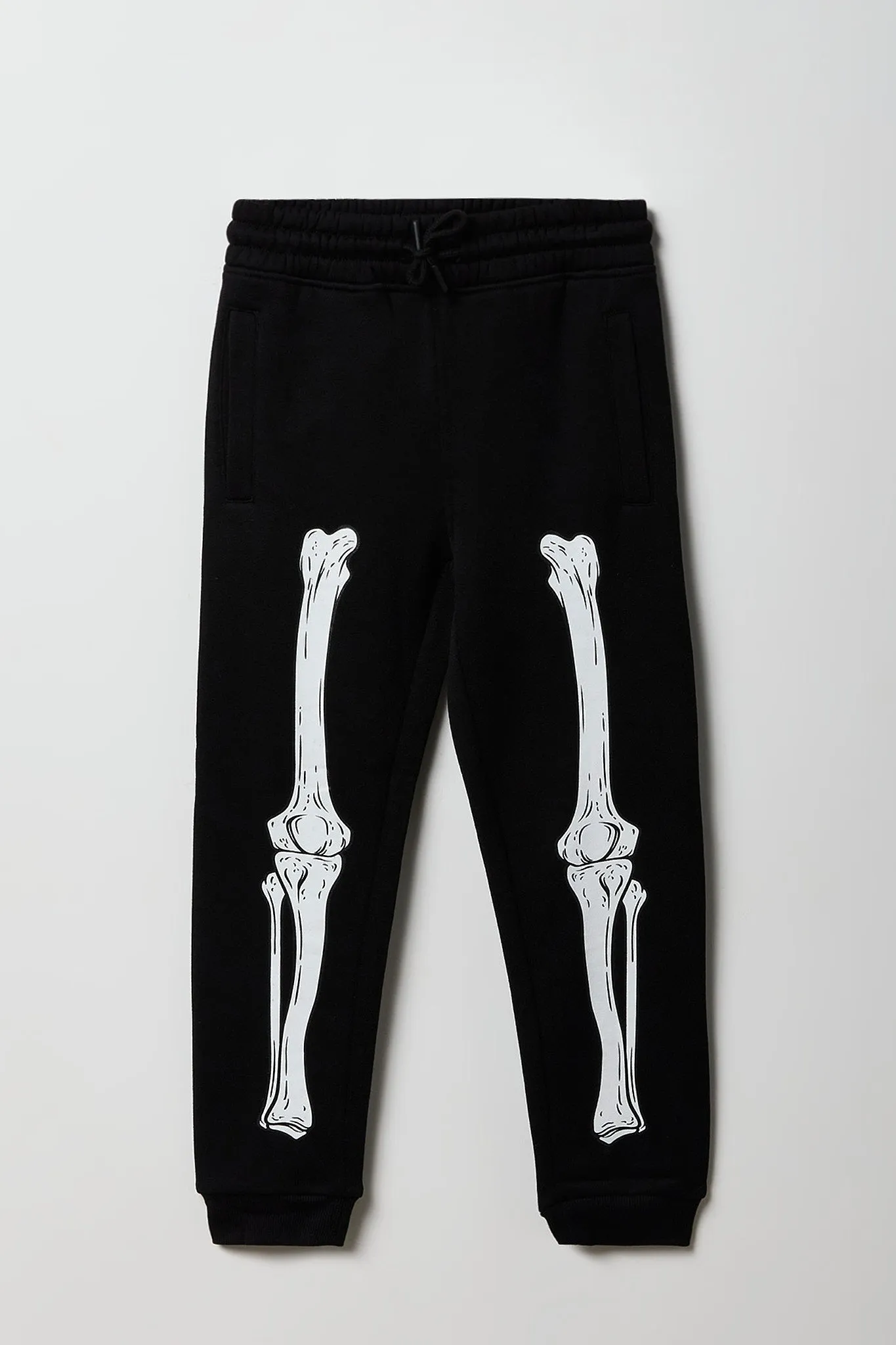Kids Skeleton Graphic Fleece Jogger sold by Urban Planet