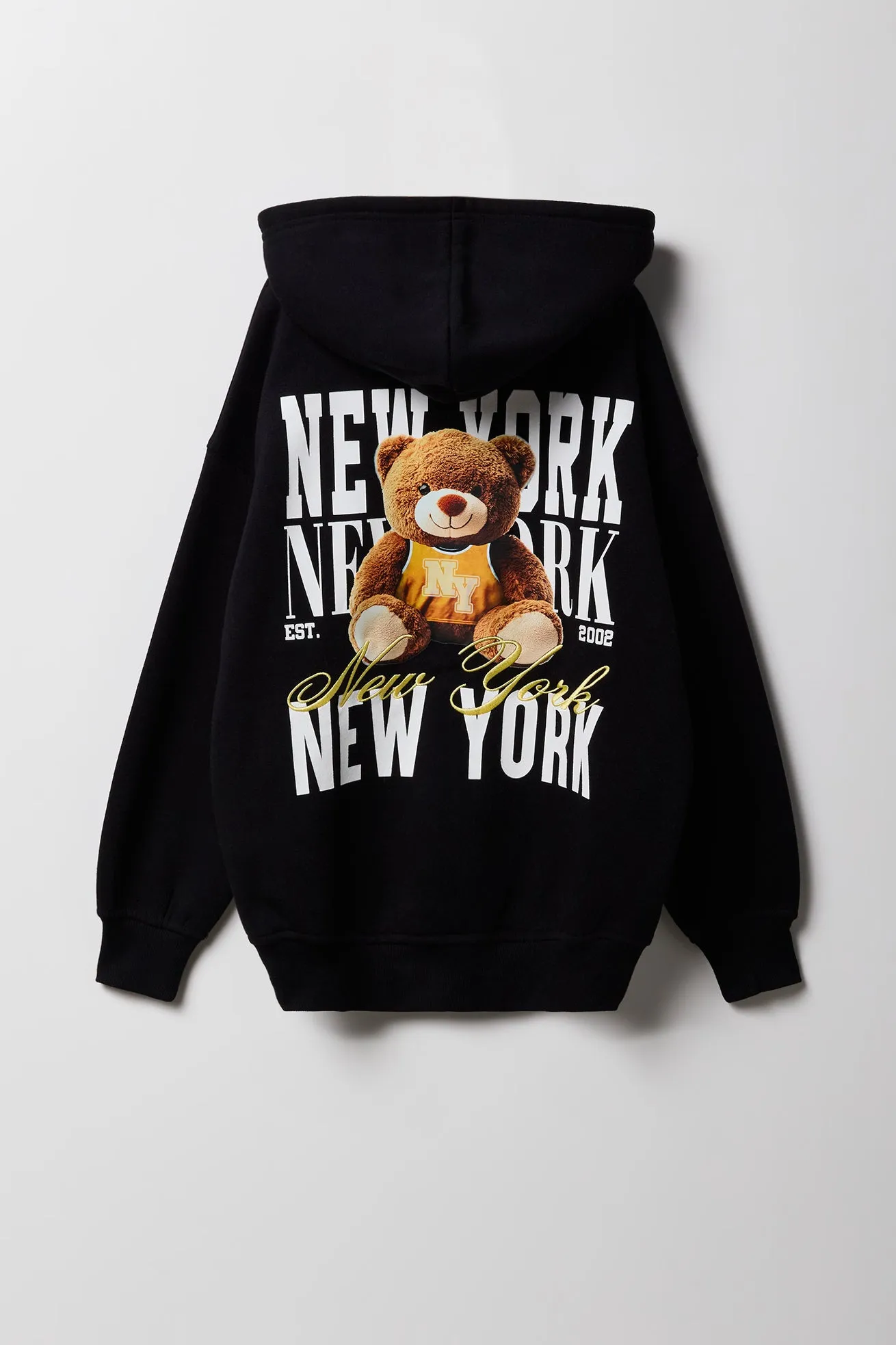 Girls City Graphic Fleece Oversized Hoodie sold by Urban Planet