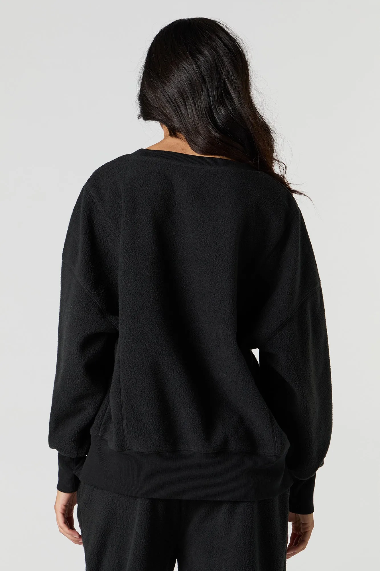 Sherpa Crew Neck Sweatshirt sold by Urban Planet product image thumbnail 5
