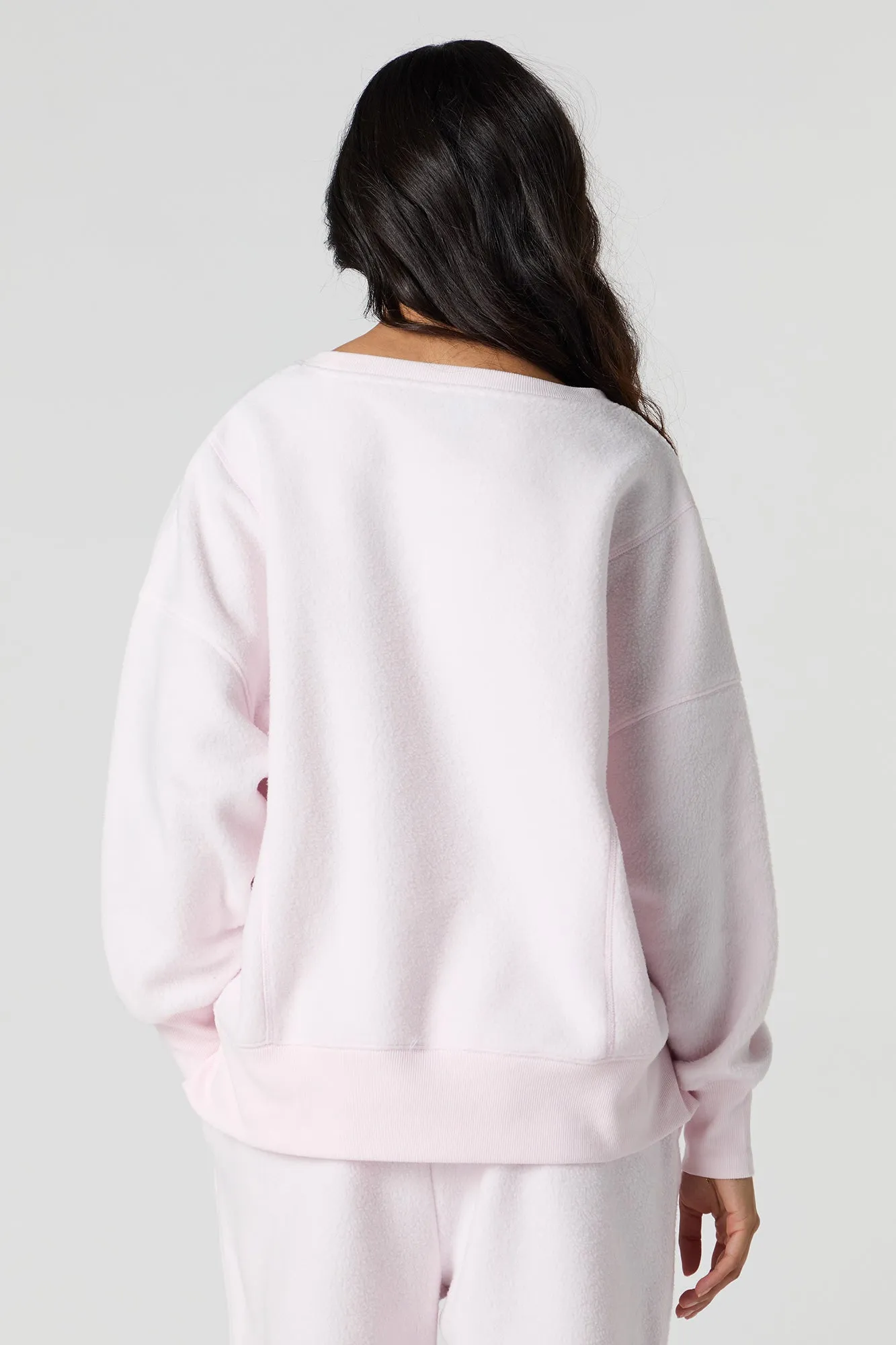 Sherpa Crew Neck Sweatshirt sold by Urban Planet product image thumbnail 2