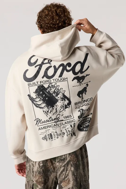 Ford Graphic Fleece Boxy Hoodie sold by Urban Planet