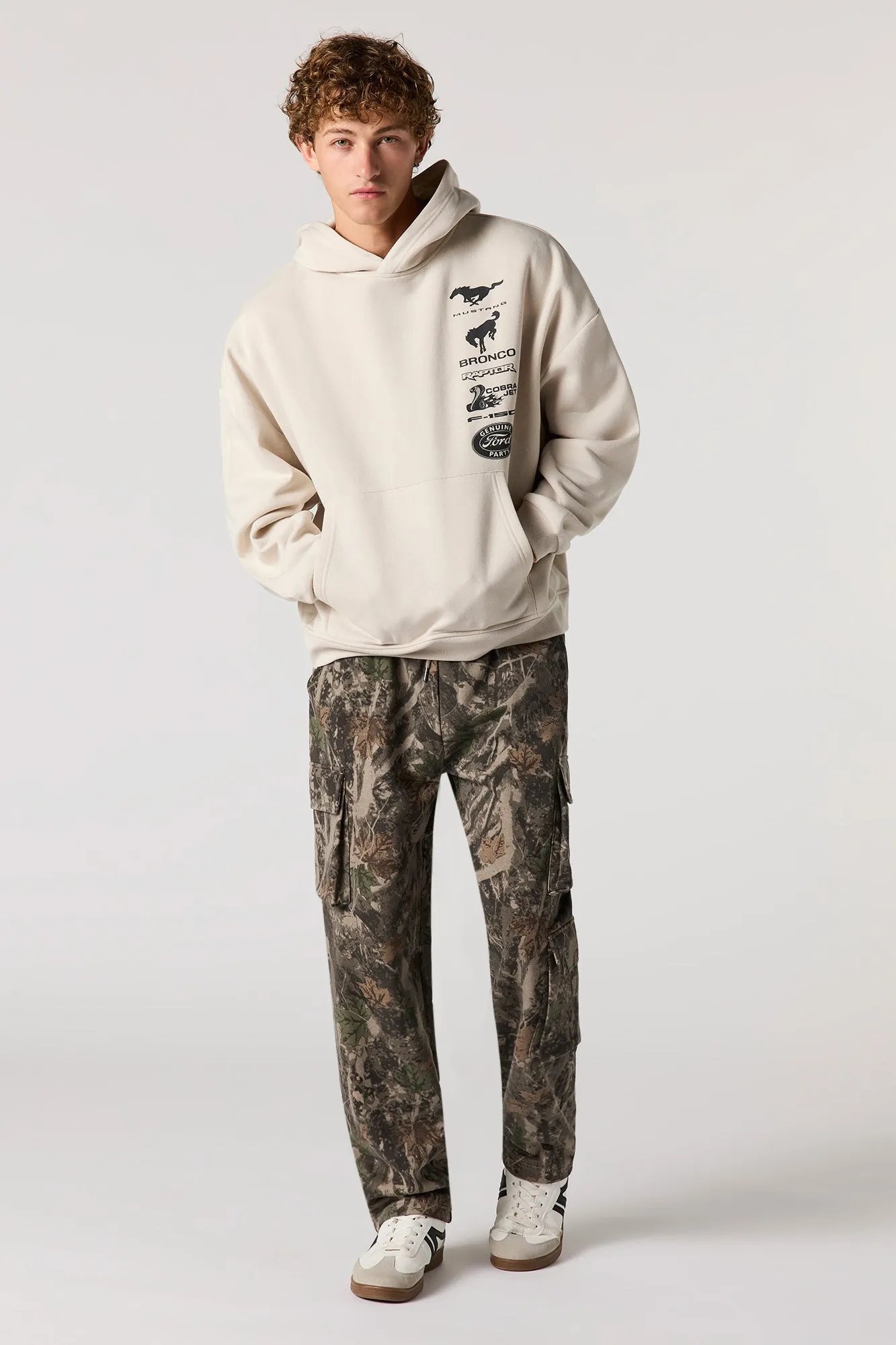 Ford Graphic Fleece Boxy Hoodie sold by Urban Planet product image thumbnail 3