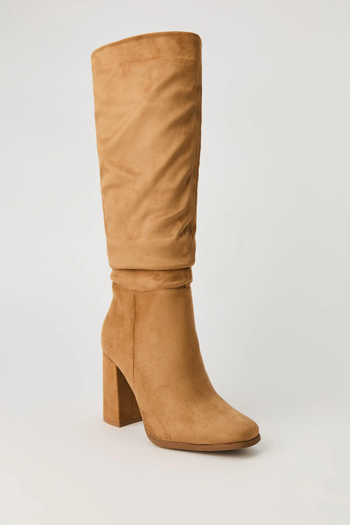 Ruched Block Heel Calf Boots sold by Urban Planet product image thumbnail 3