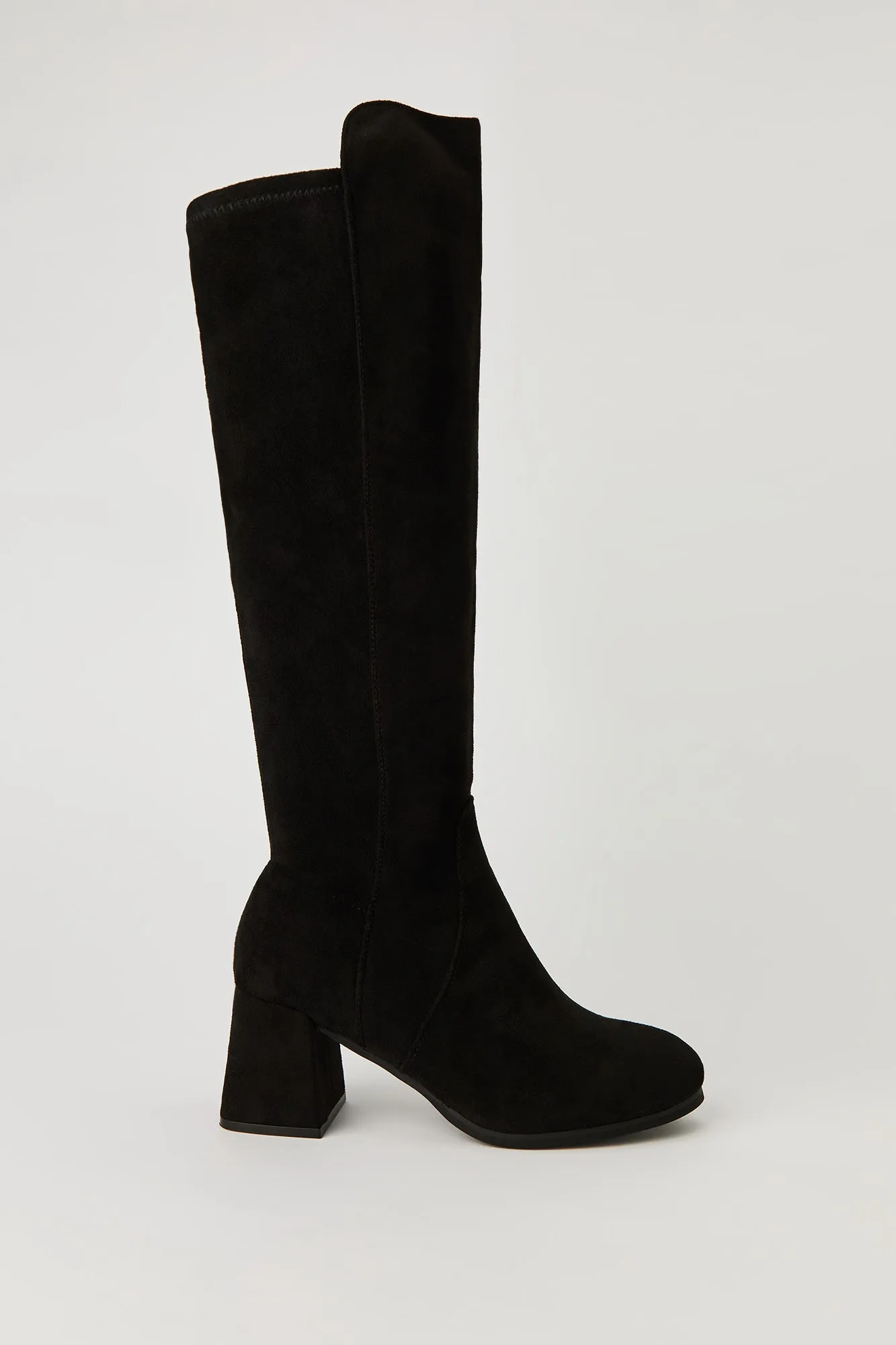 Knee High Block Heel Boots sold by Urban Planet