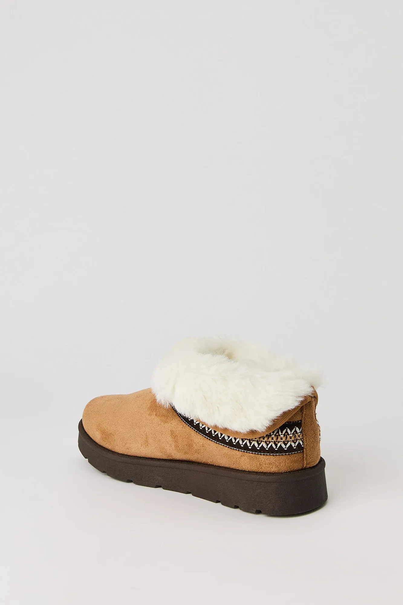 Faux Fur Lined Slipper Booties sold by Urban Planet product image thumbnail 4