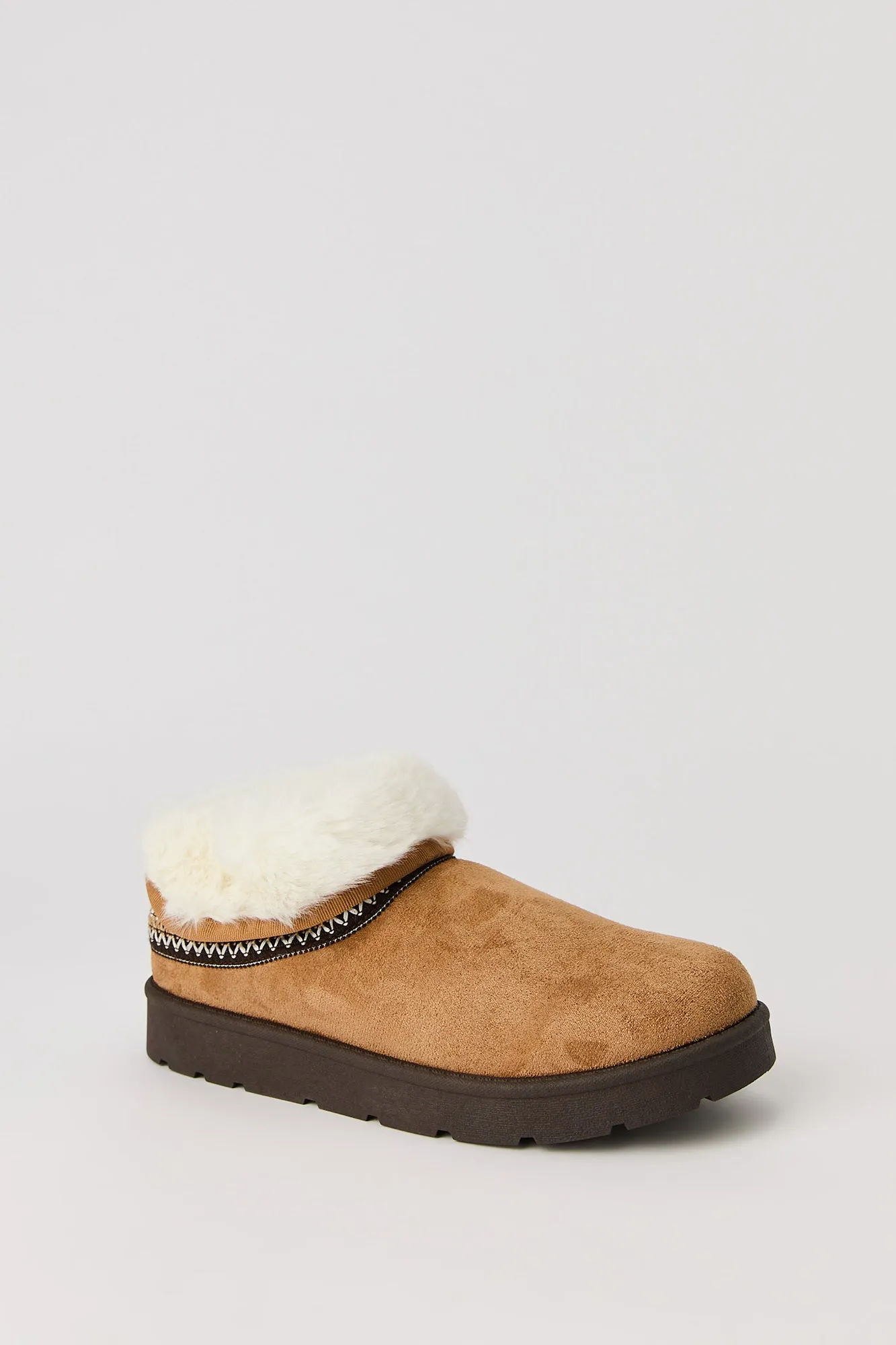 Faux Fur Lined Slipper Booties sold by Urban Planet product image thumbnail 3