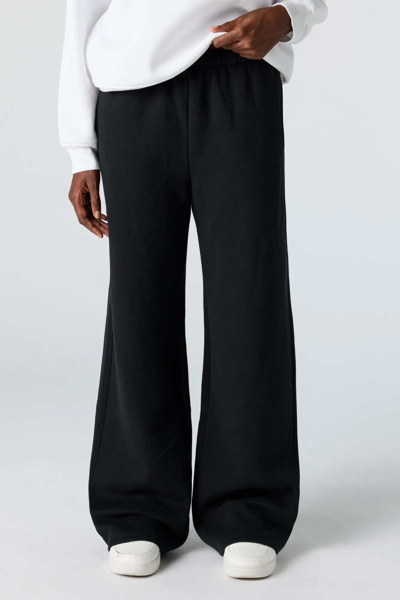 Luxe Fleece Wide Leg Sweatpant sold by Urban Planet product image thumbnail 5