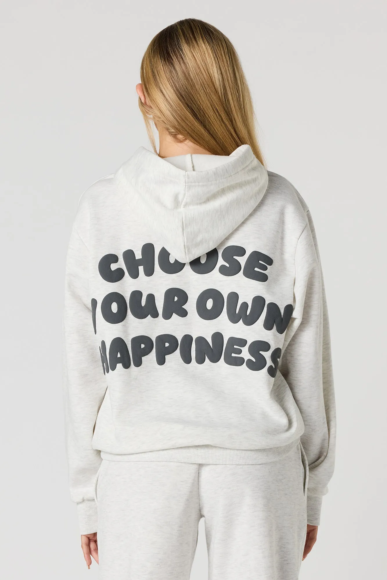 Puff Print Fleece Hoodie sold by Urban Planet product image thumbnail 4