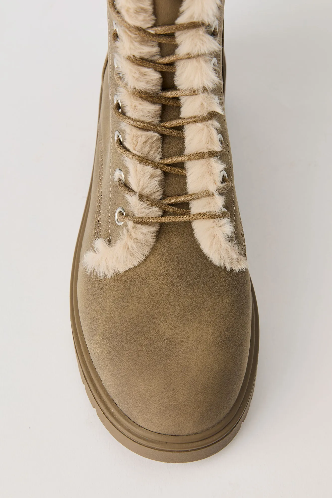 Faux Fur Lined Lace Up Boot sold by Urban Planet product image thumbnail 4