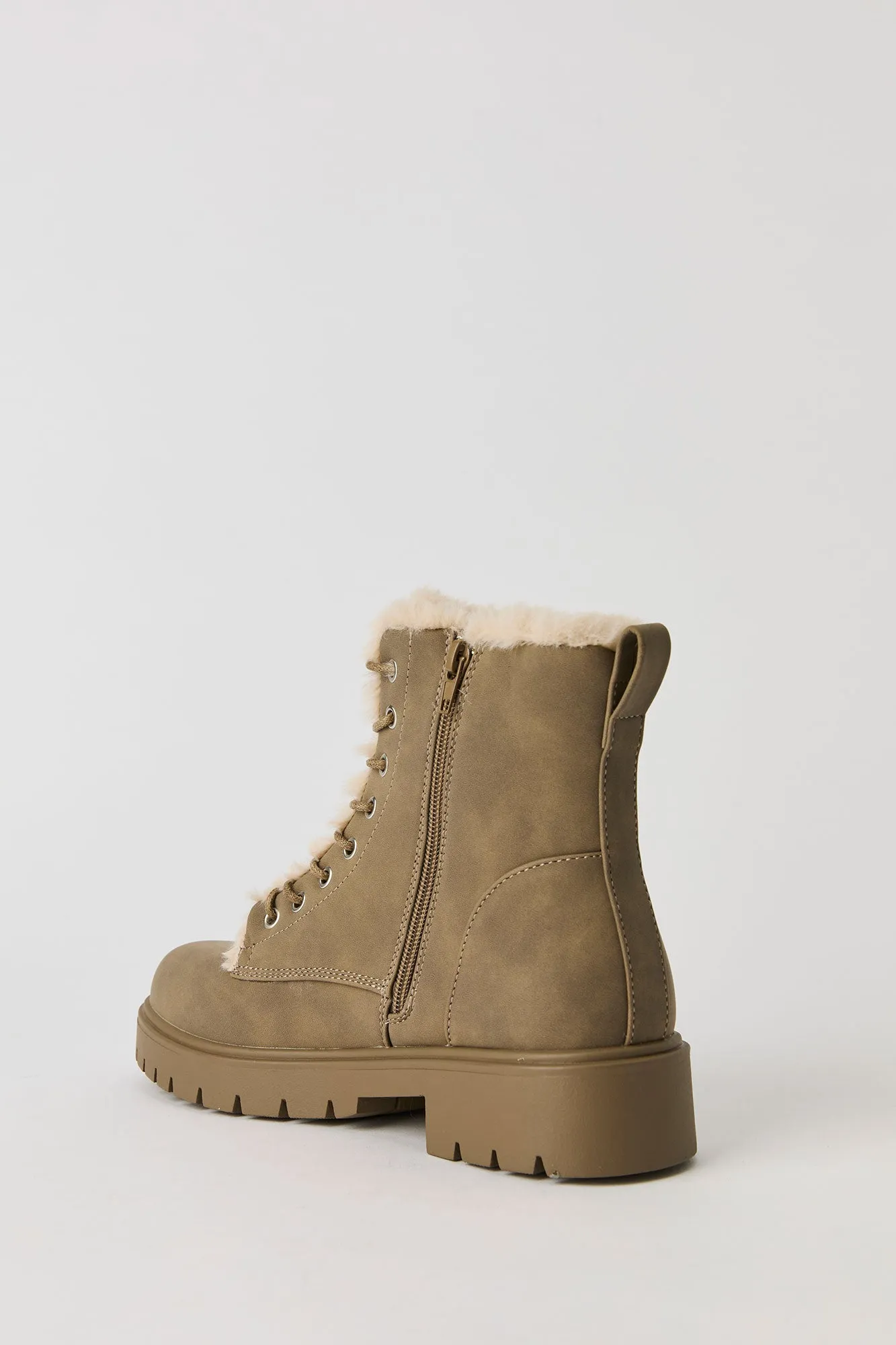 Faux Fur Lined Lace Up Boot sold by Urban Planet product image thumbnail 3