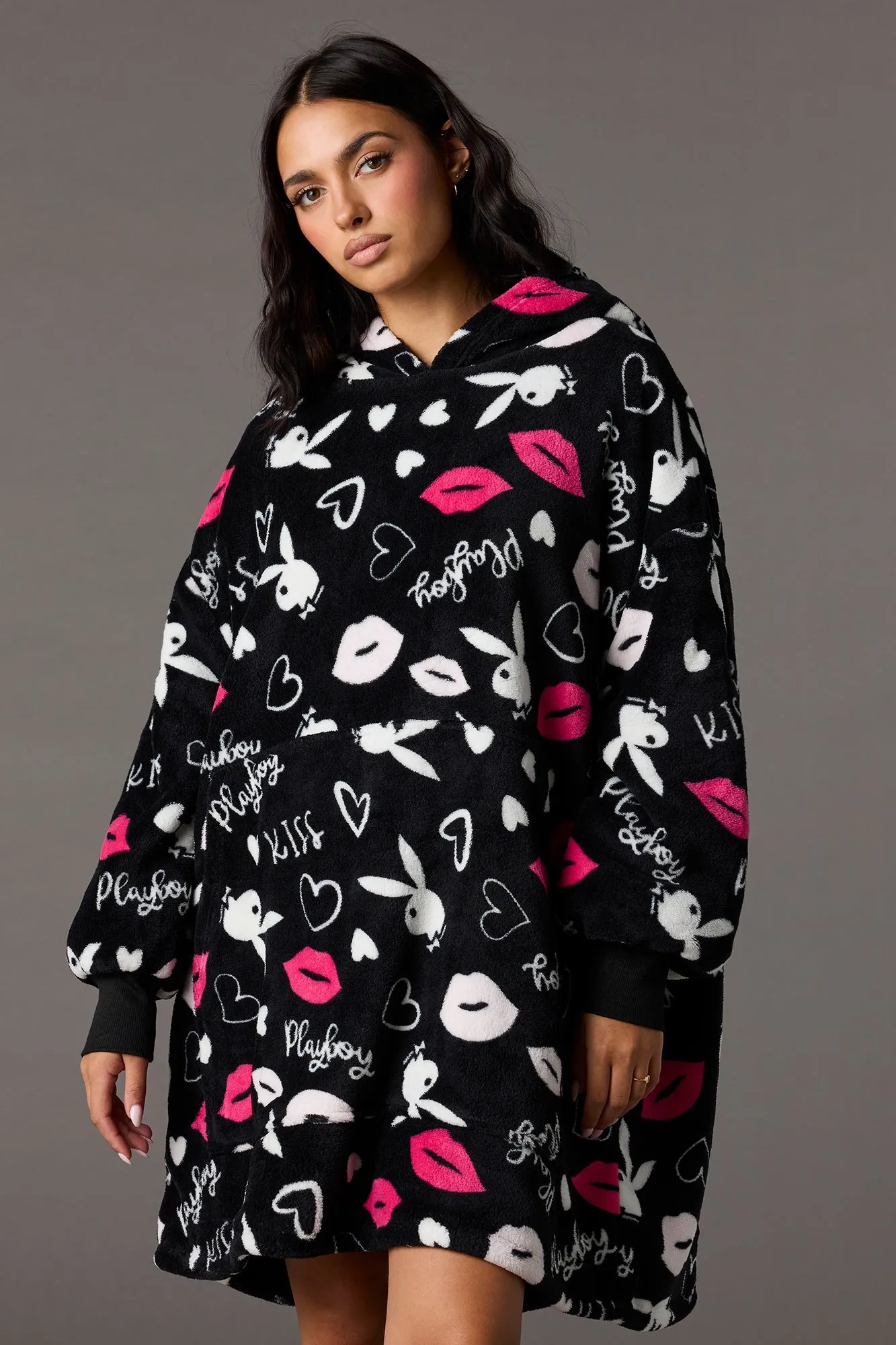 Playboy Plush Blanket Hoodie Humungo sold by Urban Planet product image thumbnail 5