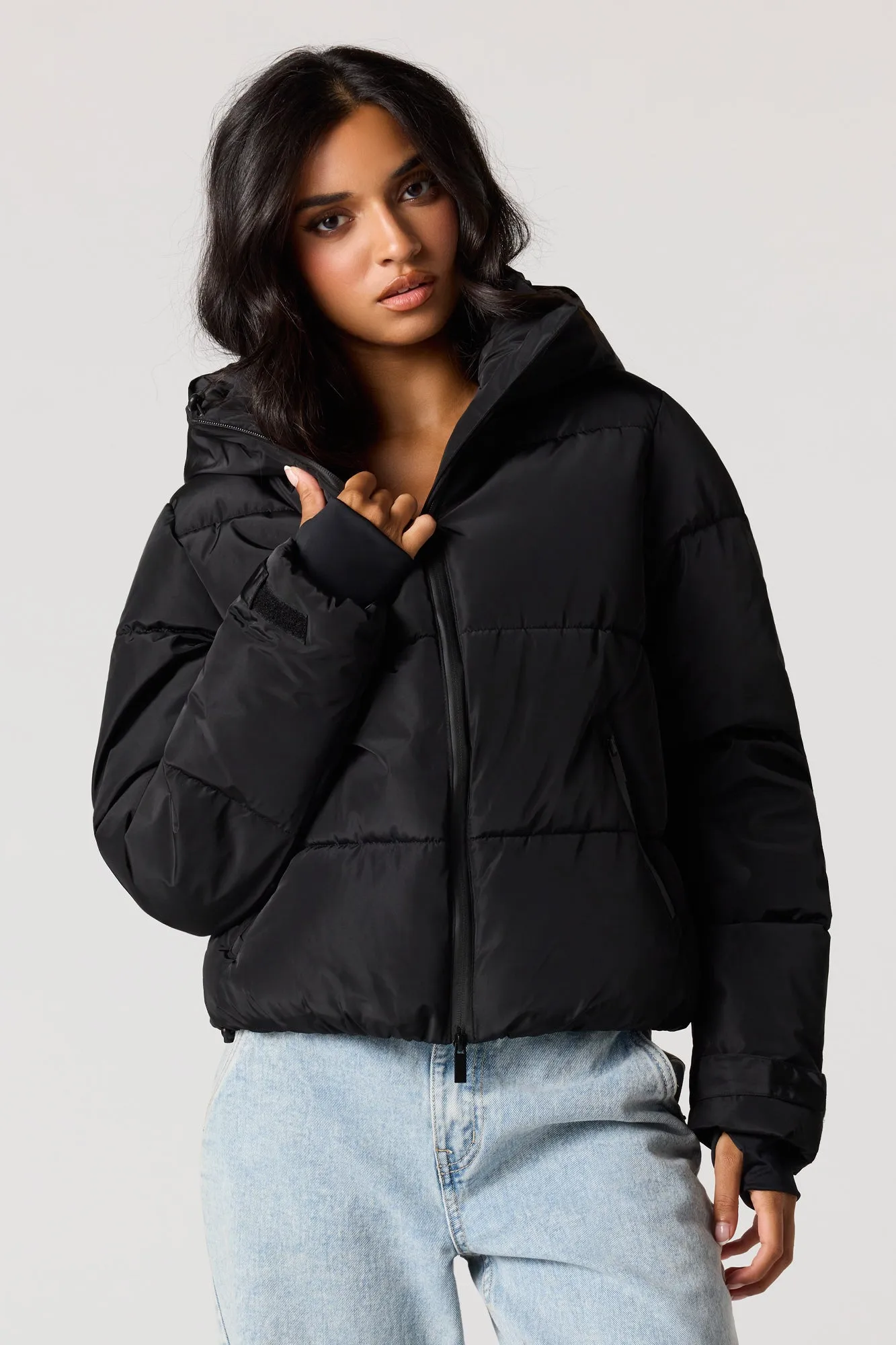 Puffer Hooded Jacket sold by Urban Planet product image thumbnail 4