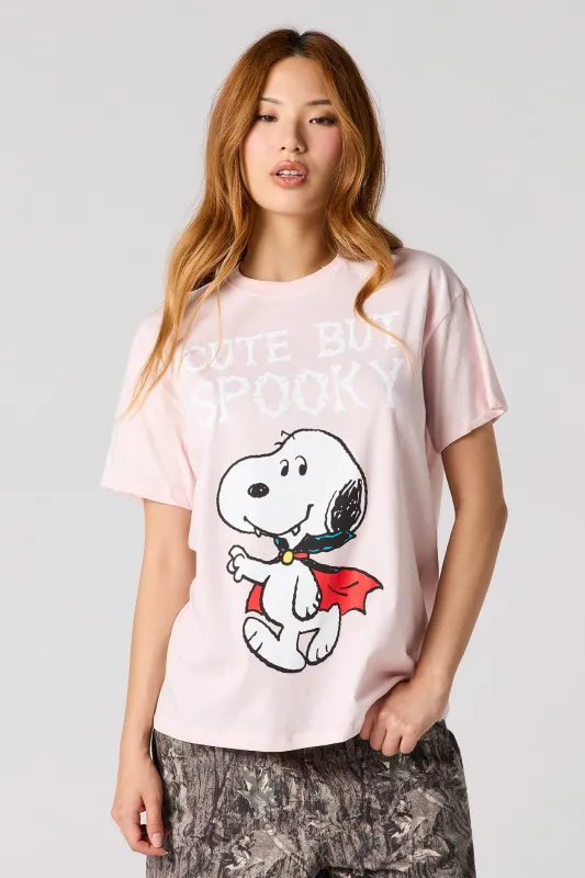 Snoopy Halloween Graphic Boyfriend T-Shirt sold by Urban Planet