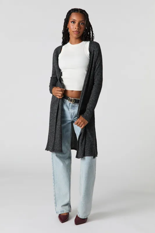 Knit Slit Cardigan sold by Urban Planet