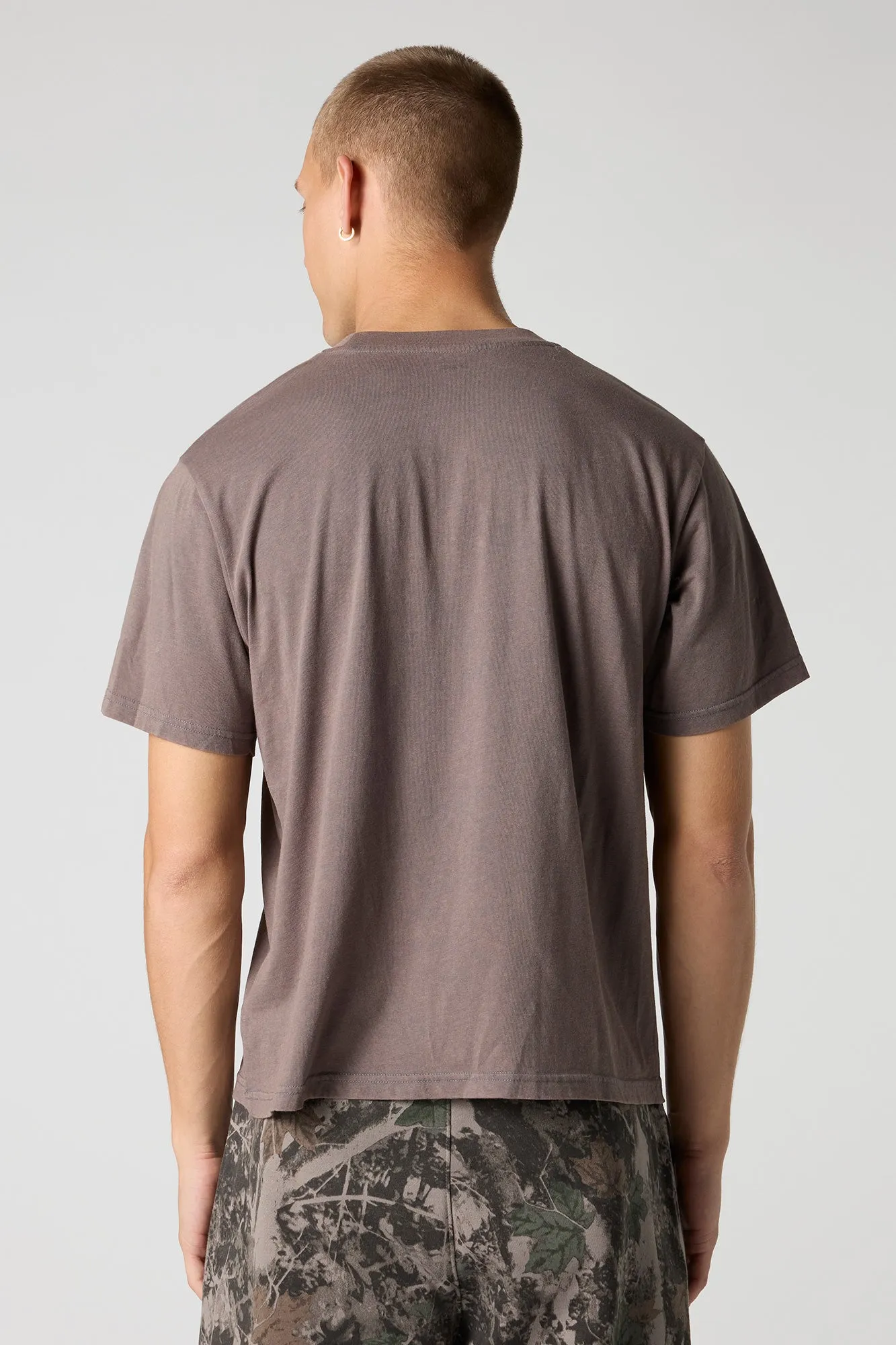 Premium Heavyweight Cotton Graphic Washed T-Shirt sold by Urban Planet product image thumbnail 5