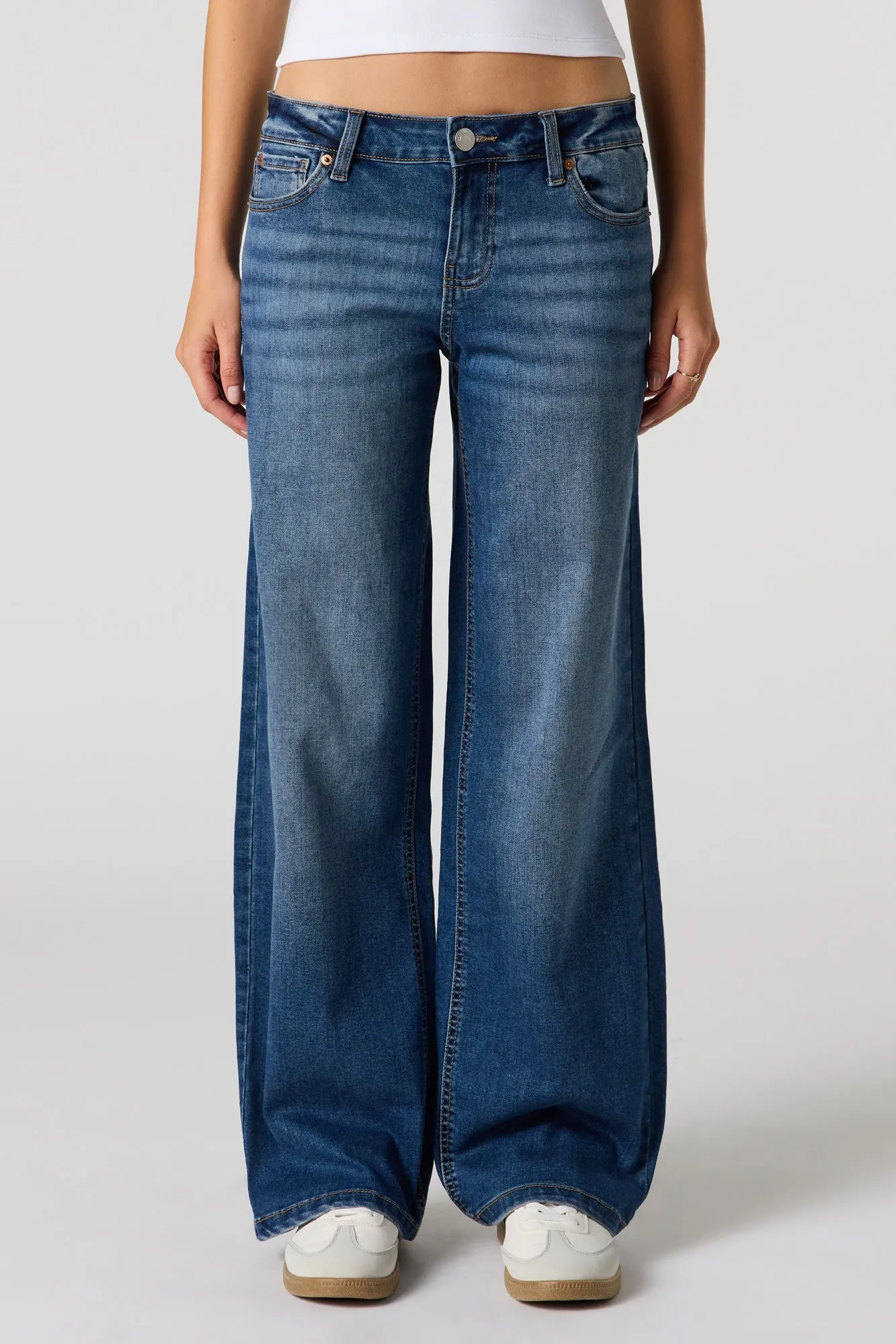 Low Rise Baggy Dark Jean sold by Urban Planet product image thumbnail 2