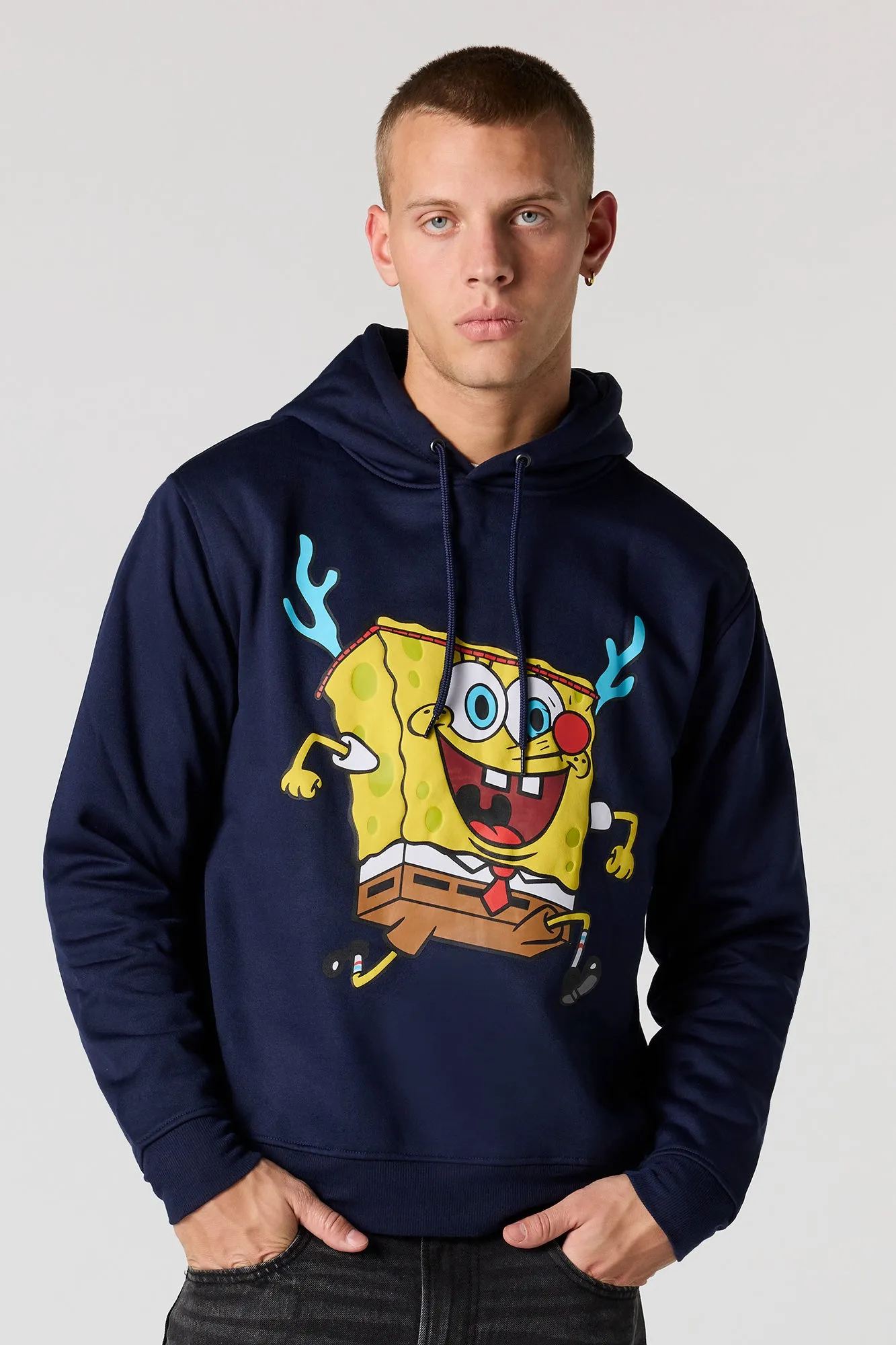 SpongeBob Christmas Graphic Hoodie sold by Urban Planet