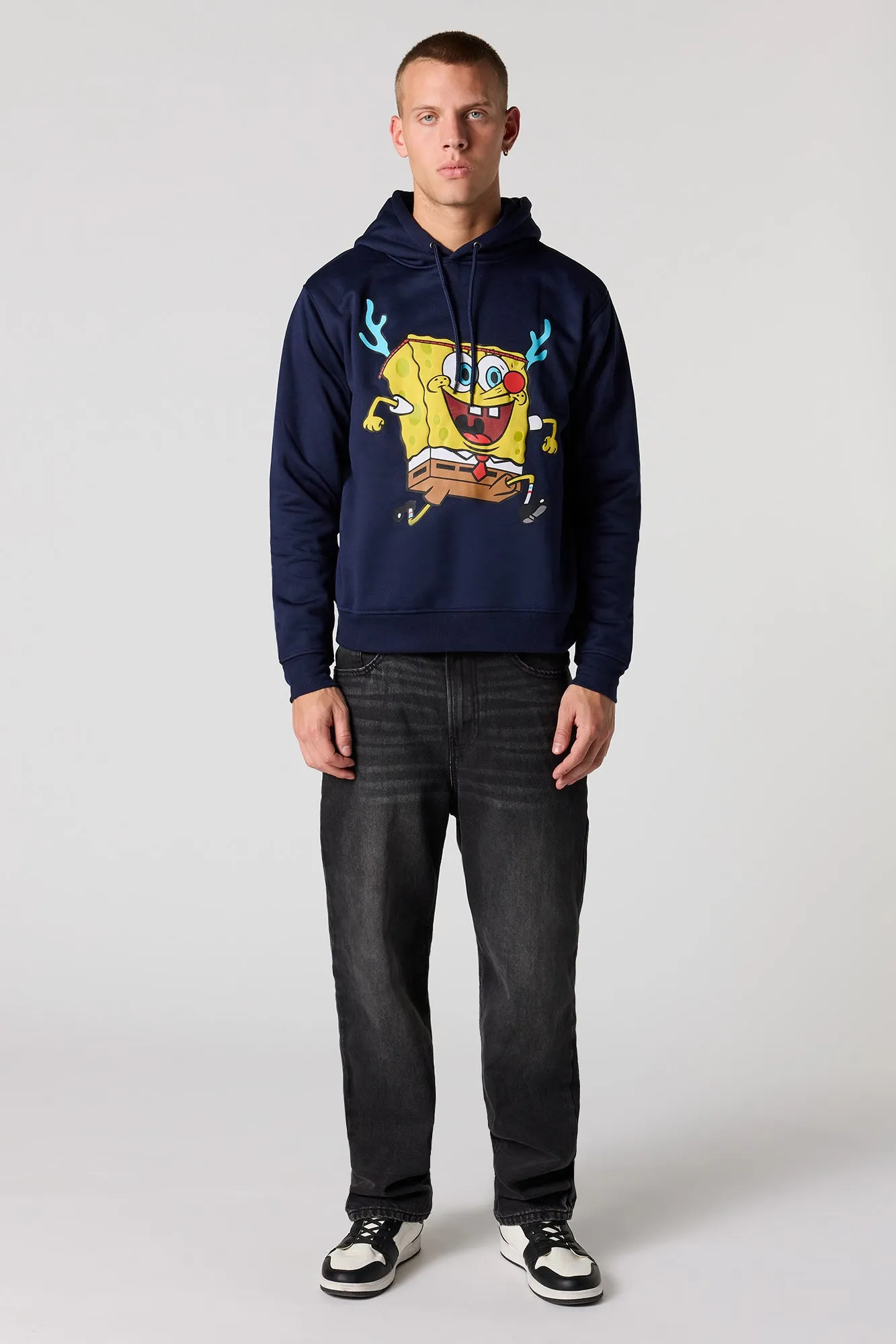 SpongeBob Christmas Graphic Hoodie sold by Urban Planet product image thumbnail 3