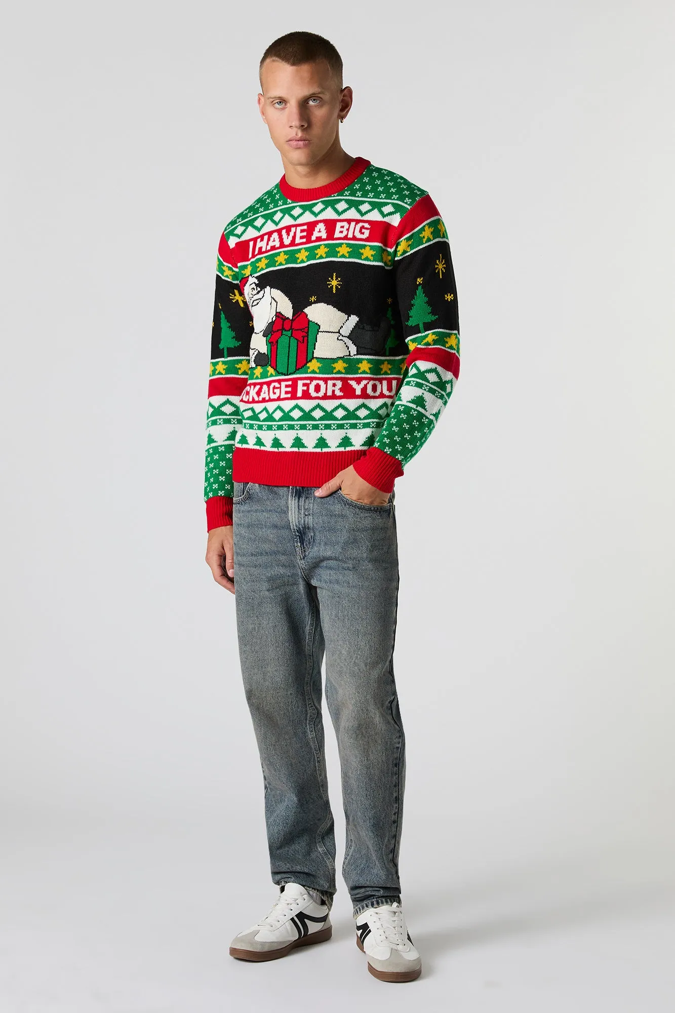 Santa Package Christmas Sweater sold by Urban Planet product image thumbnail 3