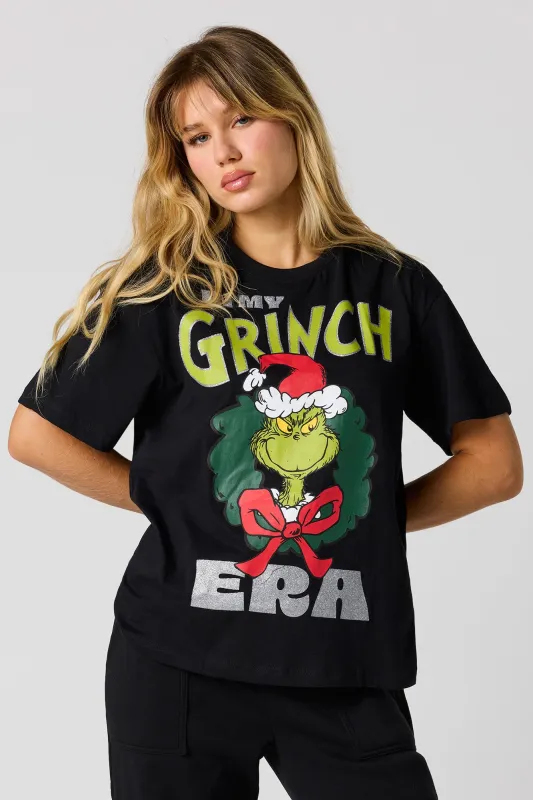 The Grinch Graphic Boyfriend T-Shirt sold by Urban Planet