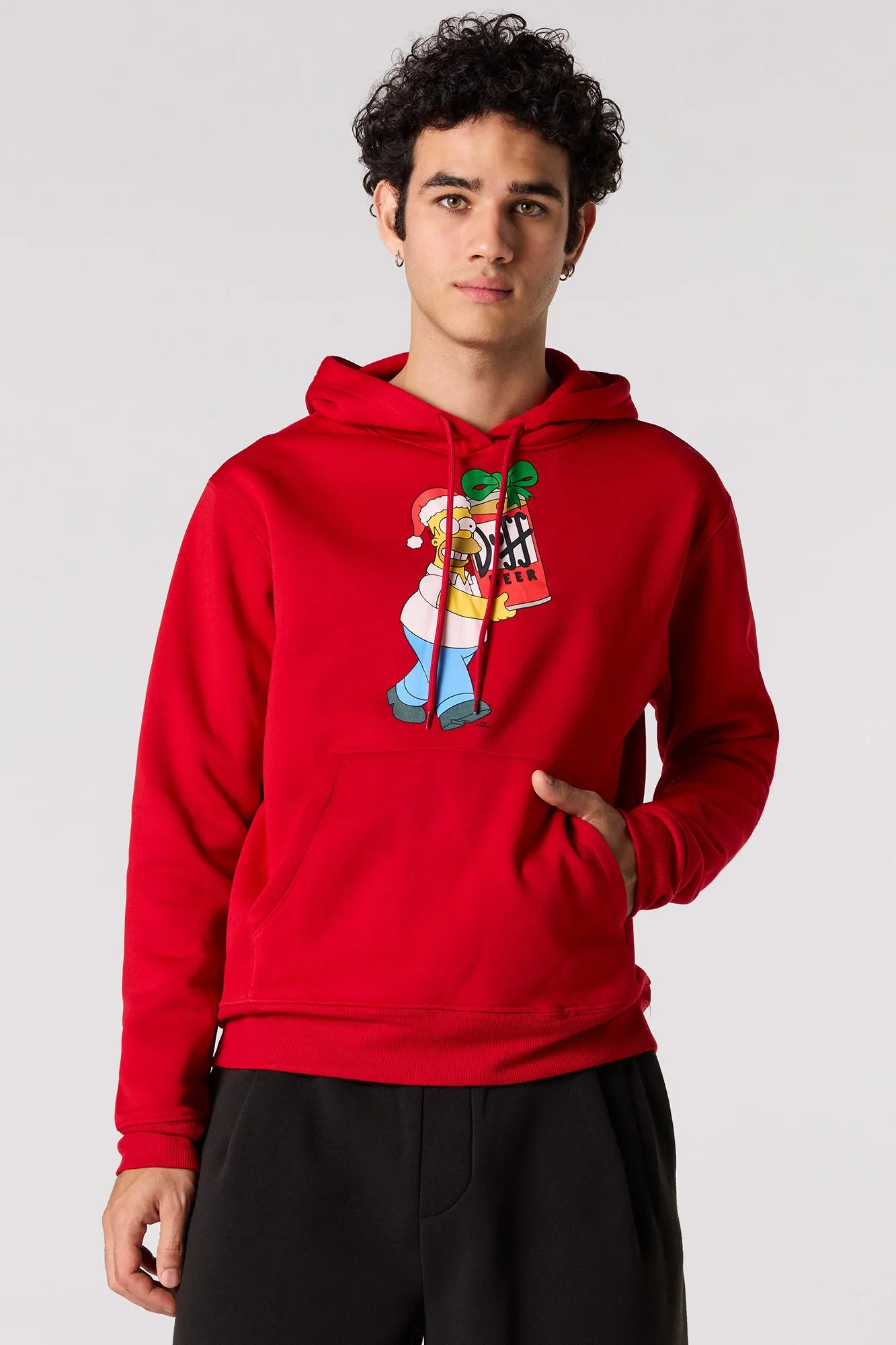 Christmas The Simpsons Fleece Hoodie sold by Urban Planet
